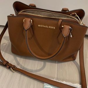 Michael Kors camel colored purse